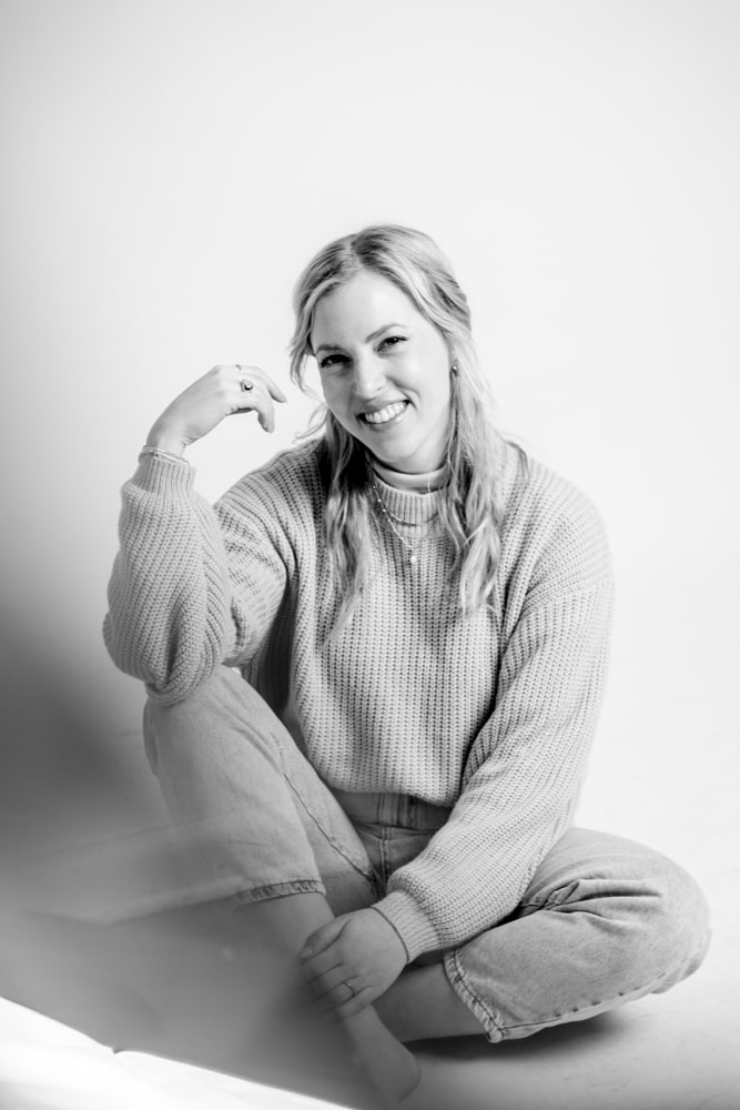 Hochzeitsfotograf Berlin Portrait schwarz weiss der Fotografin