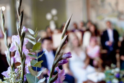 Beelitz Standesamt romantische Blumen in pastellfarben